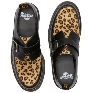 RAMSEY MONK DR MARTENS LEOPARD PRINT CREEPER SHOES